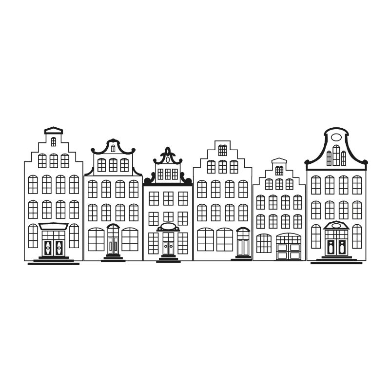Maison de canal d'Amsterdam