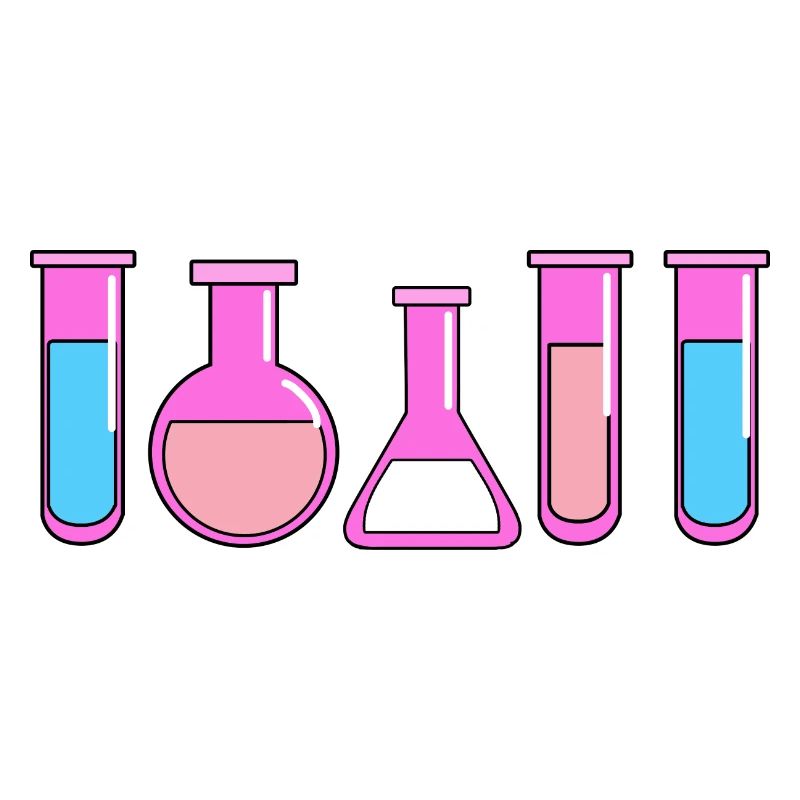 Trans Pride Test Tubes