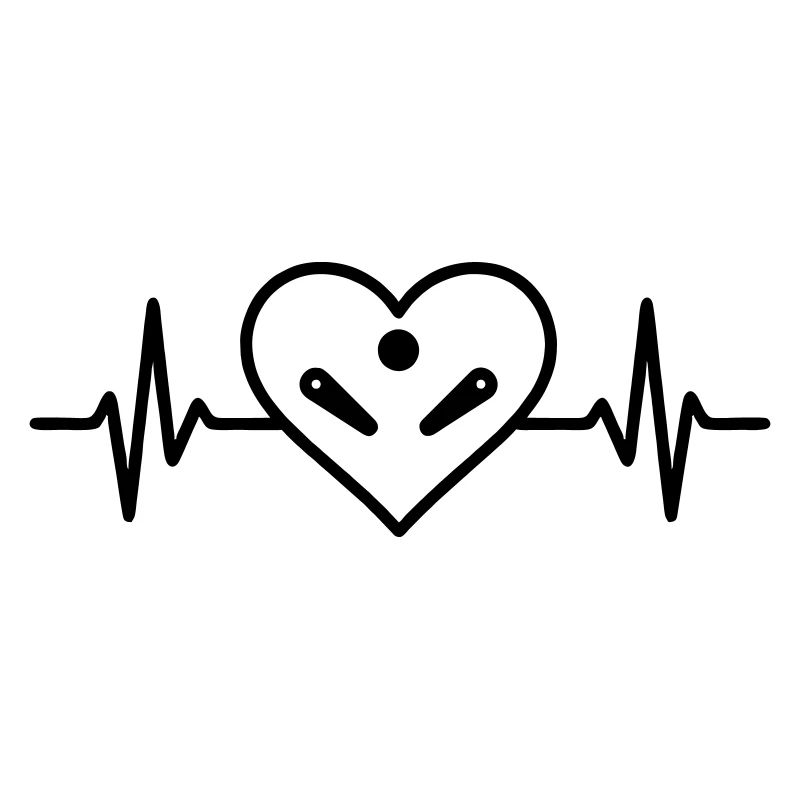 Heart Pinball Arcade Game