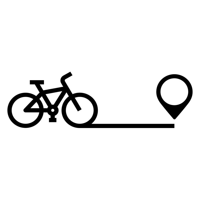 Bicycle with Map Pointer