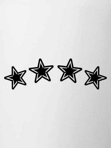 Vier Sterne Symbol