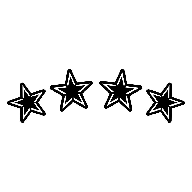 Vier Sterne Symbol