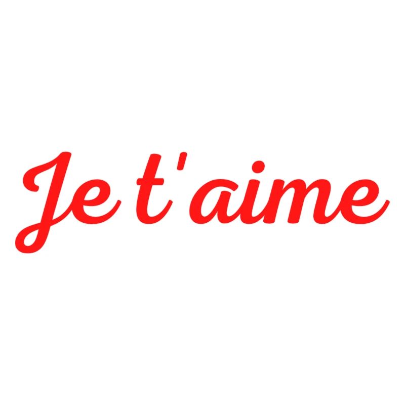 Je t'aime