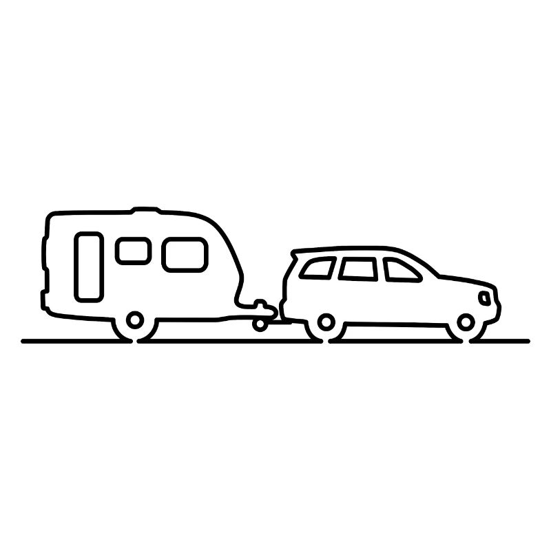Wohnwagengespann - Car + Caravan