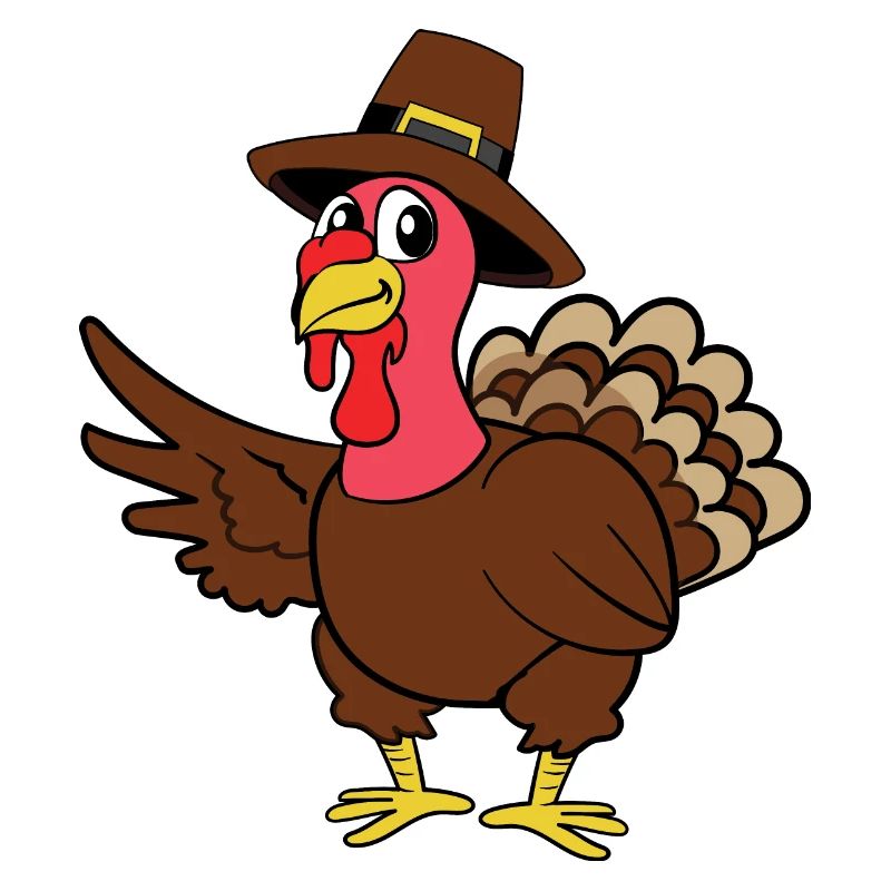 Pèlerin de dinde de dinde de Thanksgiving