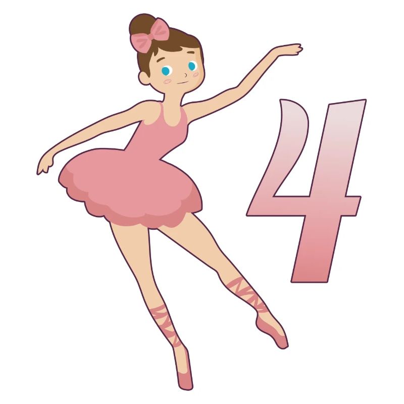 Ballerine de 4 ans 4 ans danse classique