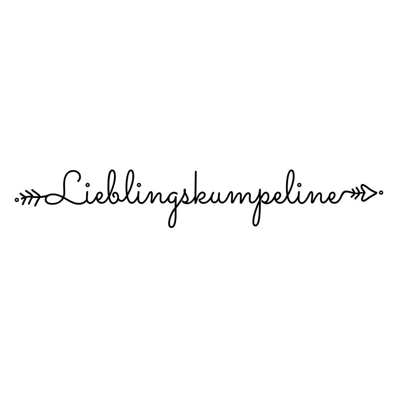 Lieblingskumpeline beste Freundin Spruch Geschenk