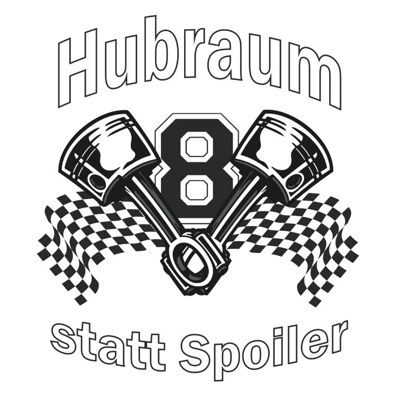 V8 displacement instead of spoiler
