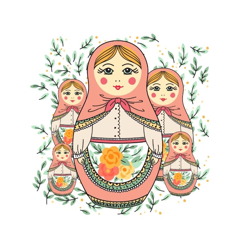 Poupée Matriochka Russie Babushka
