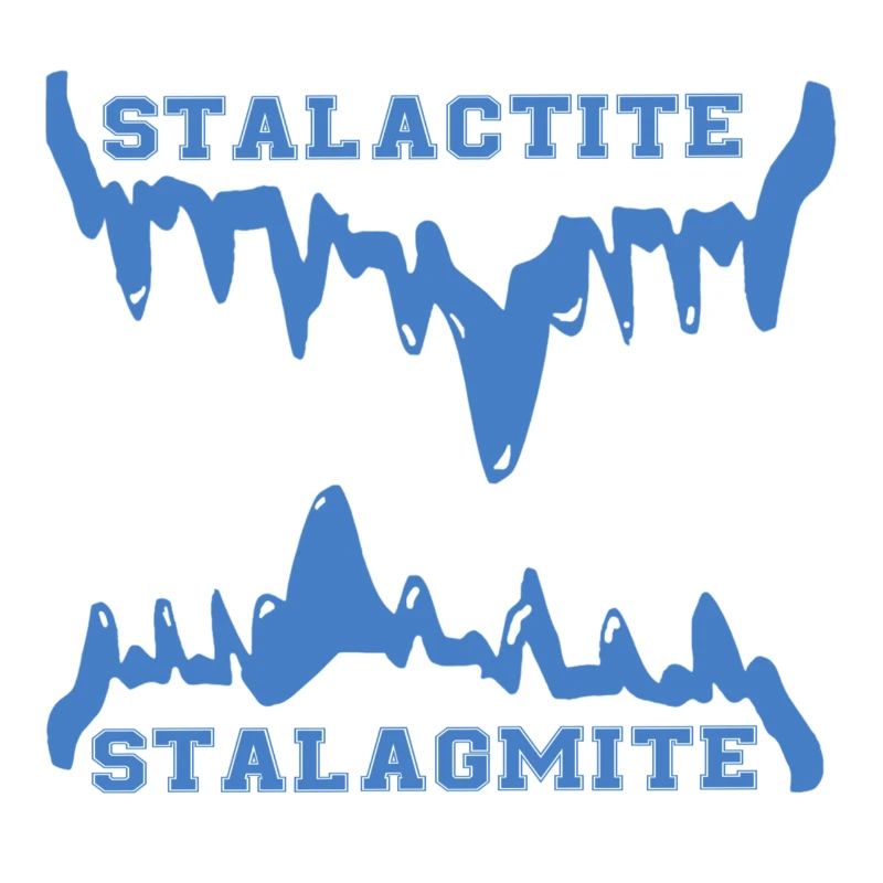 Stalactite stalacmite Glace