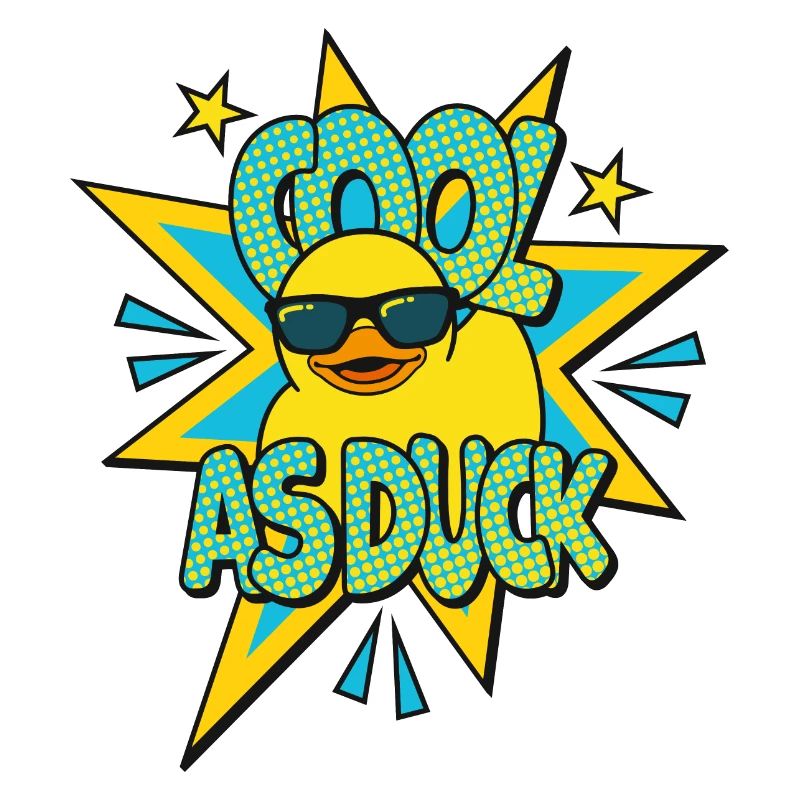 Cool as Duck Rubber Ducks Ducks Ducks