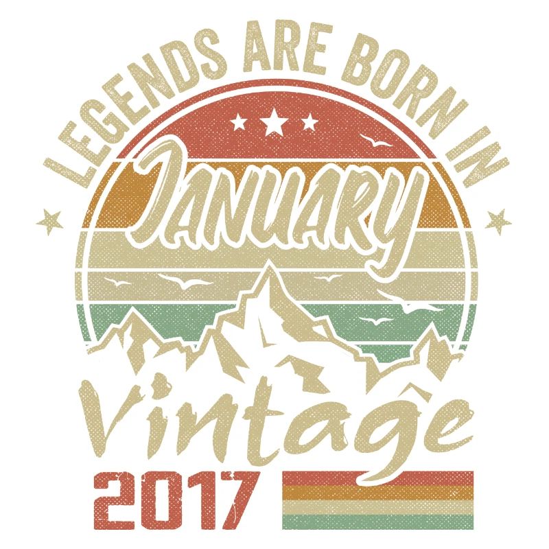 The legends were born in January 2017 - 2017