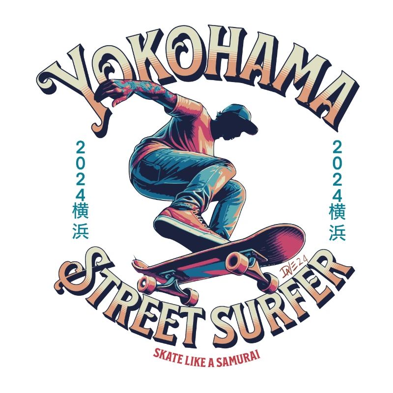 Yokohama Street Surfer - Skate like a Samurai