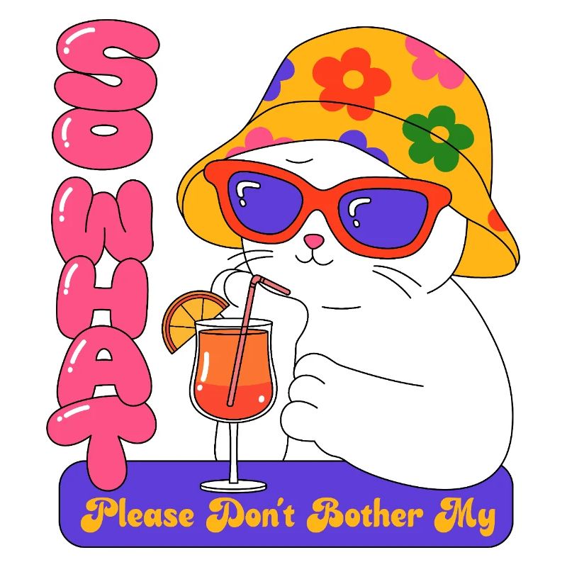 Chat en vacances