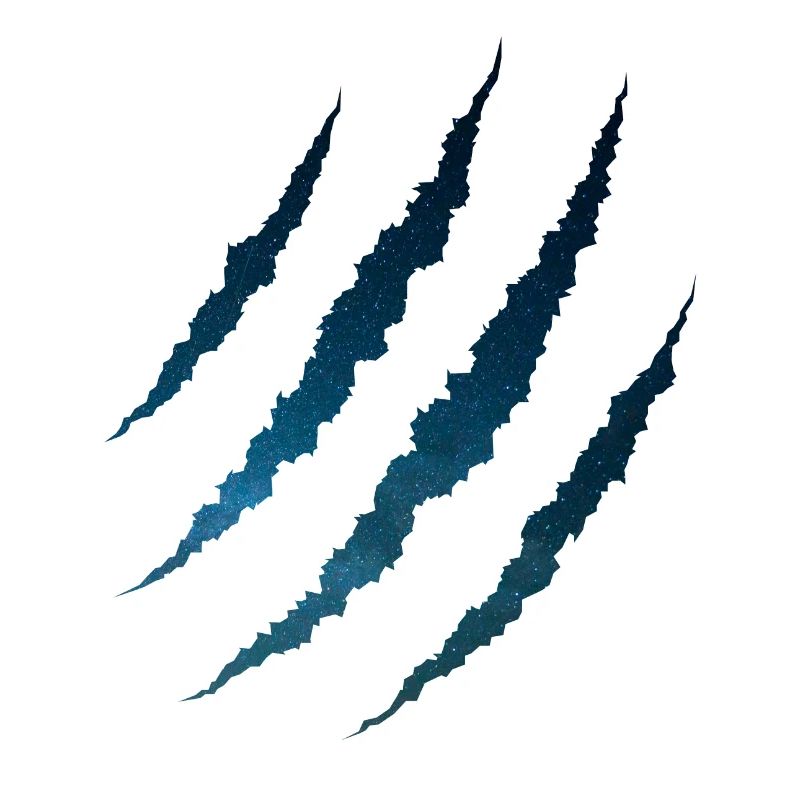Galaxy space scratches