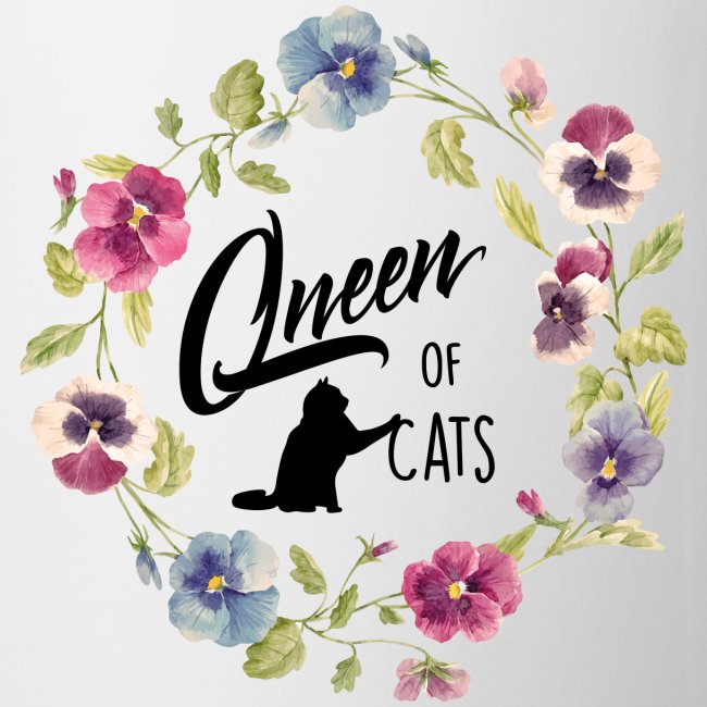 Vorschau: queen of cats - Tasse