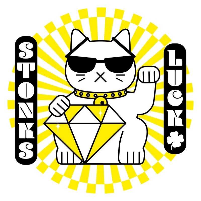 Stonk's lucky cat