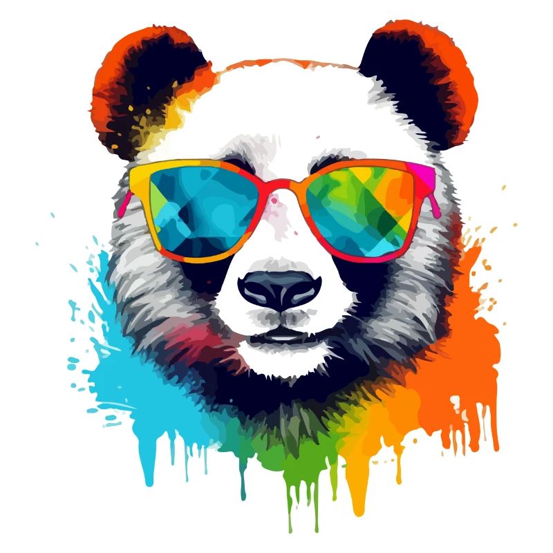 Cooli le panda à lunettes