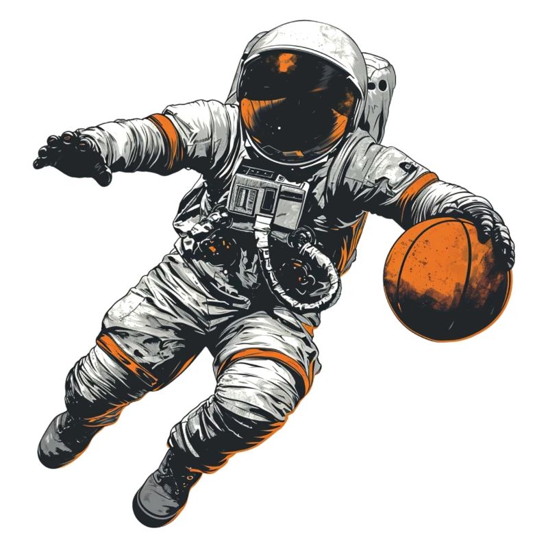 Astronaute de basket-ball