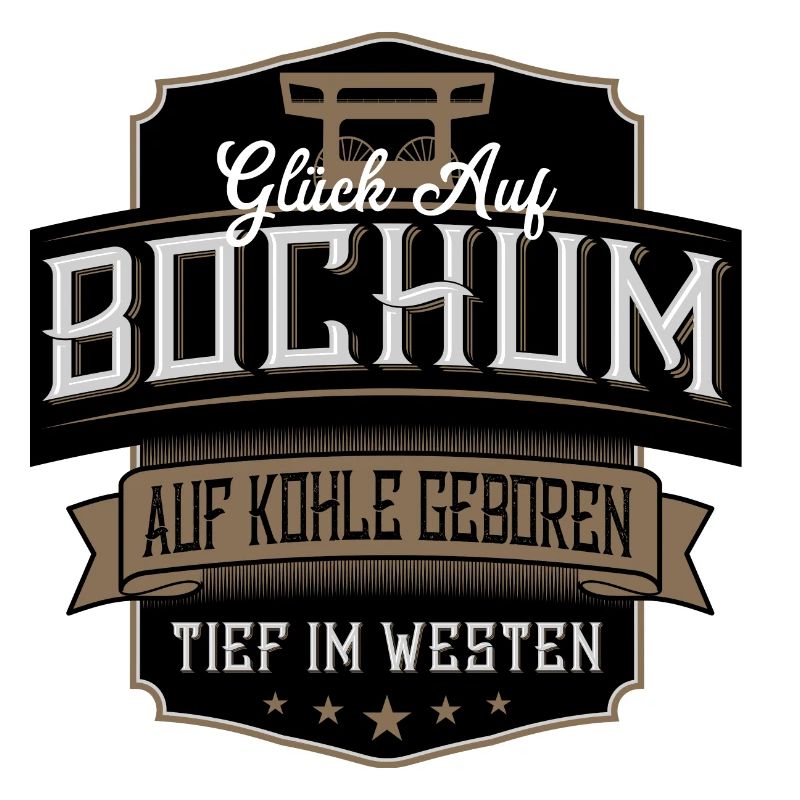 Glück Auf Bochum label
