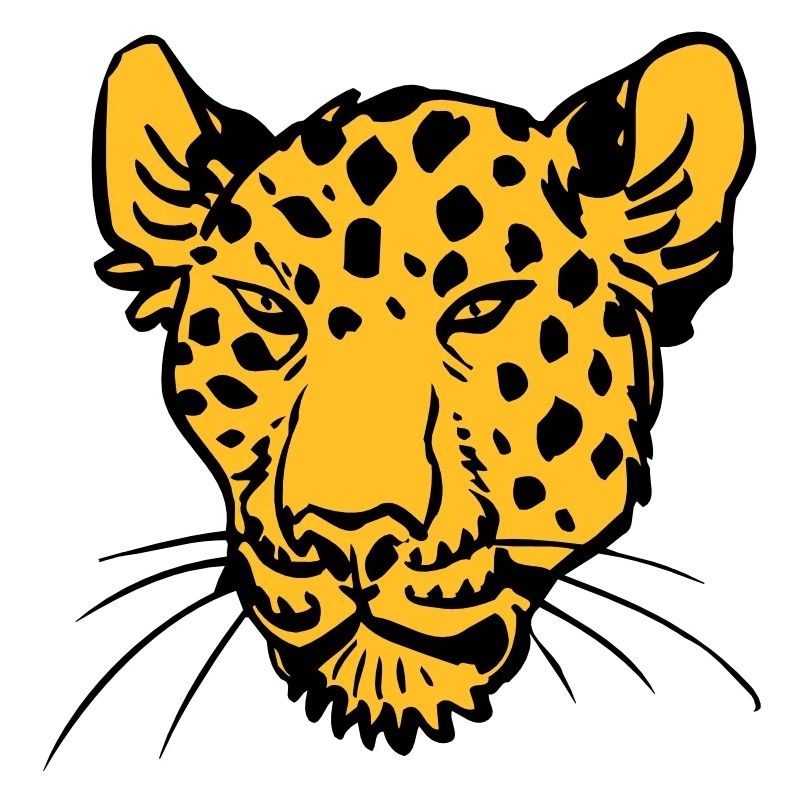 Leopard's head by Cheerful Madness!!
