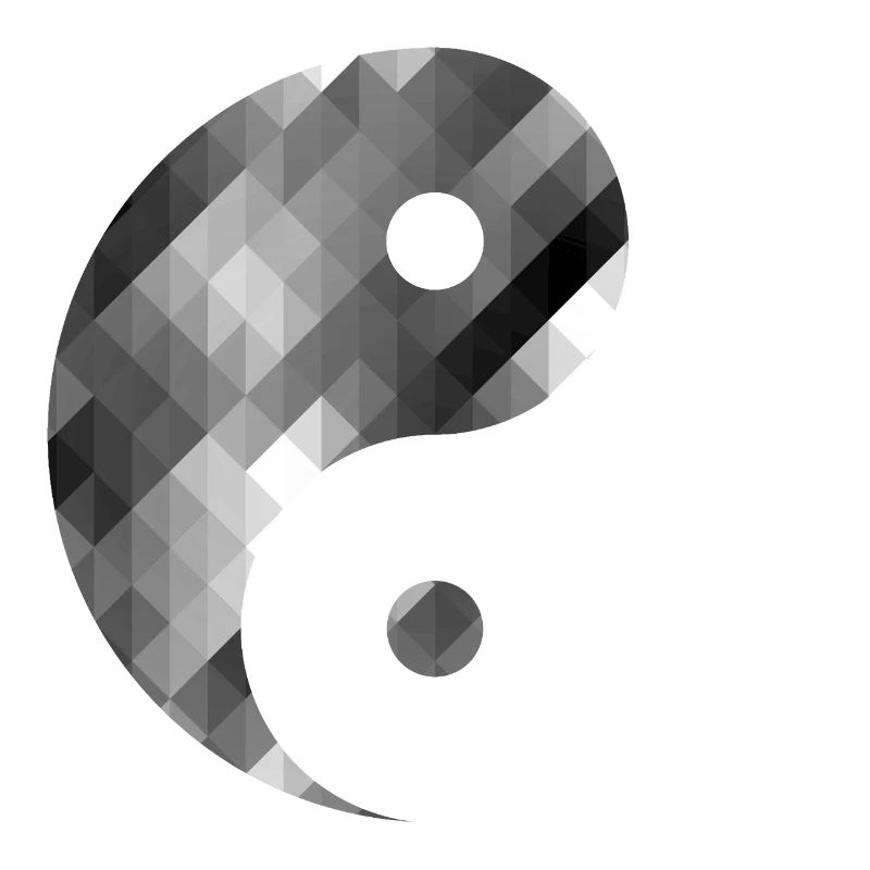 Abstrait Yin Yang