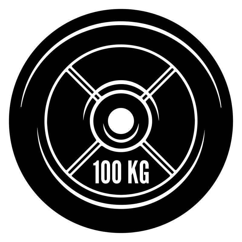 poids d'icône haltère