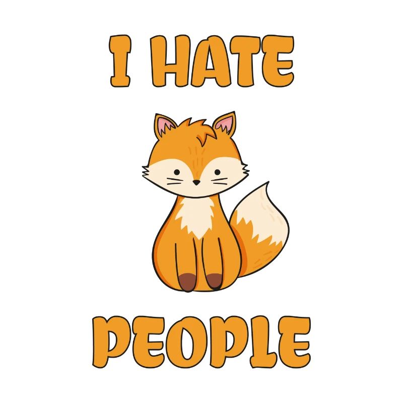 I hate people fox