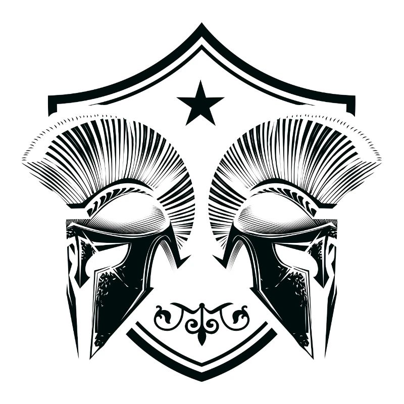 spartan helmet crest