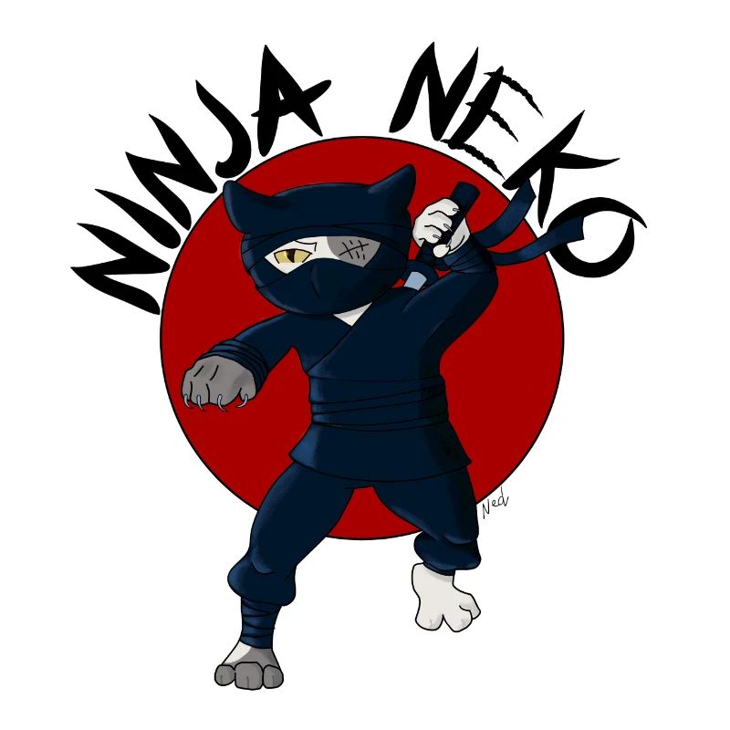 NINJA NEKO SENSEI RED