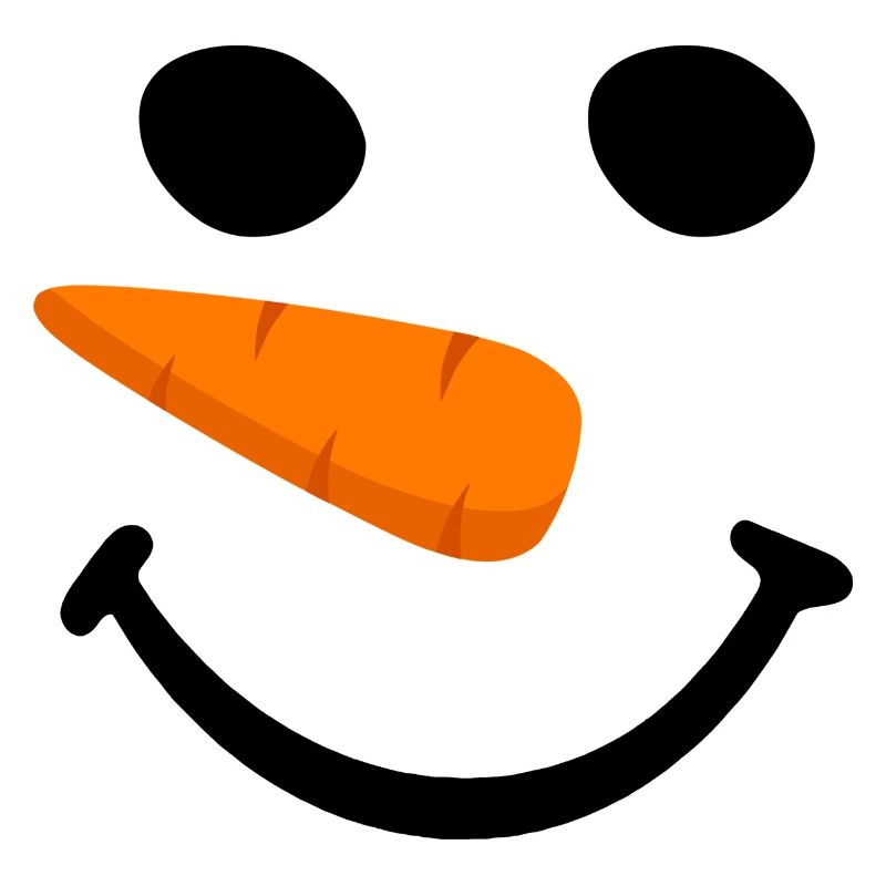 Snowman Snow Face