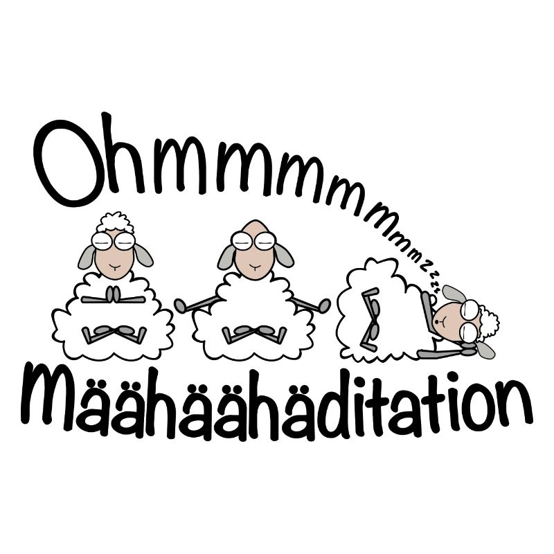 OM Meditation Schafe