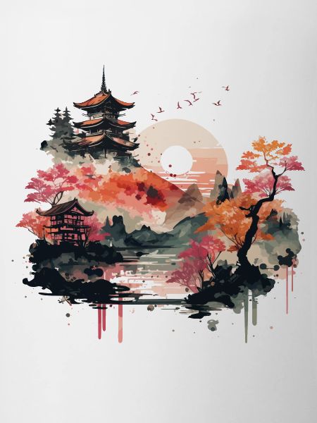 Woodblock Landscape