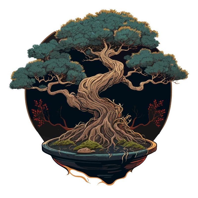 Cultivated Bonsai Tree