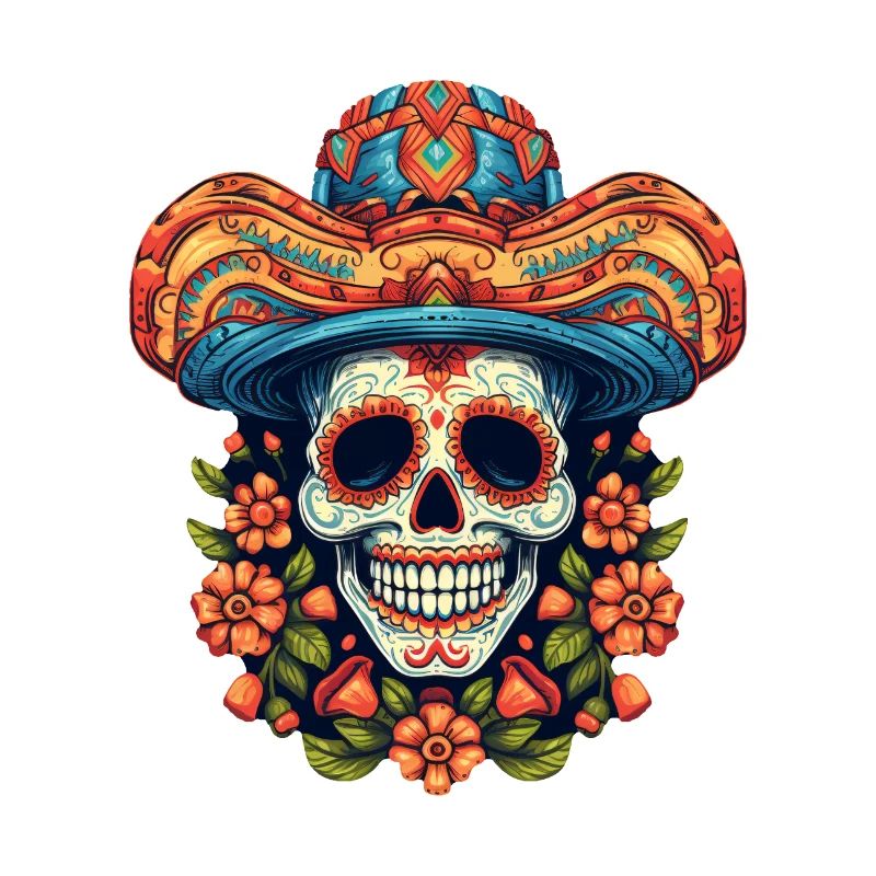 Cinco de Mayo Skull