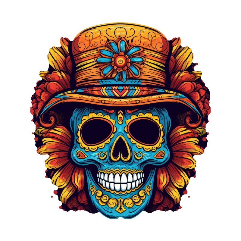 Cinco de Mayo Skull