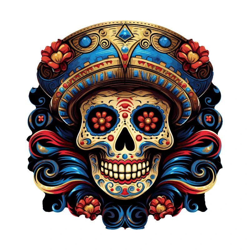 Cinco de Mayo Skull