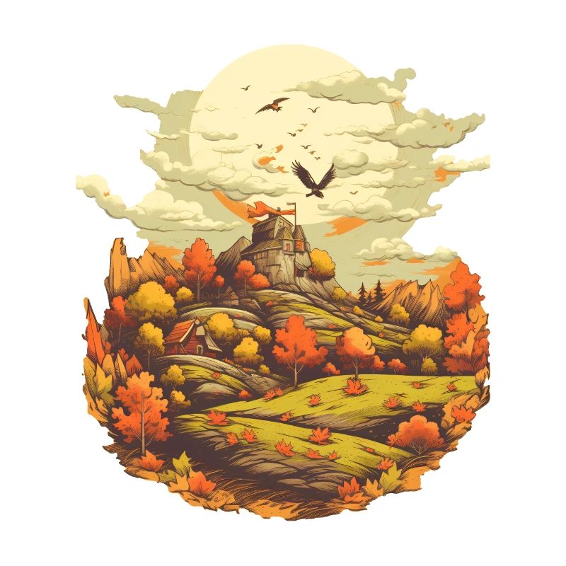 Paysage automnal