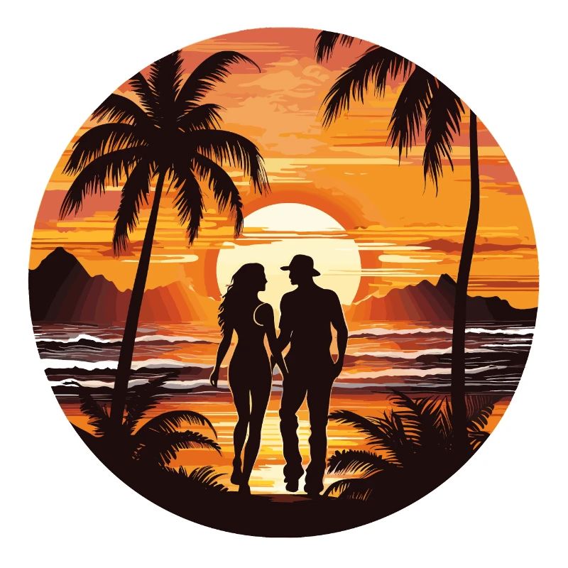 Plage Coucher de soleil