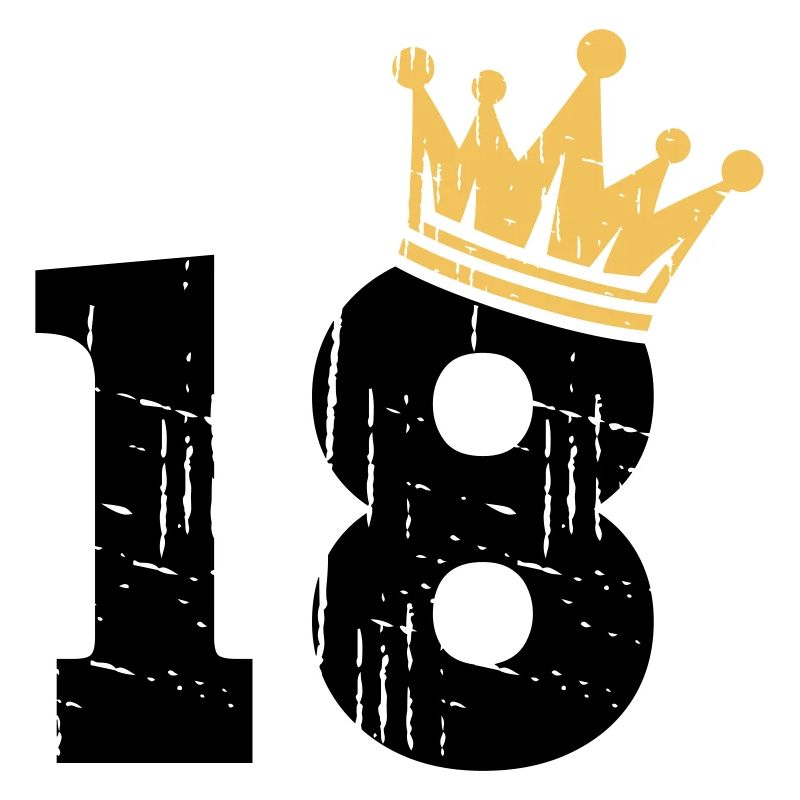 18 Krone 18. Geburtstag 18 Jahre
