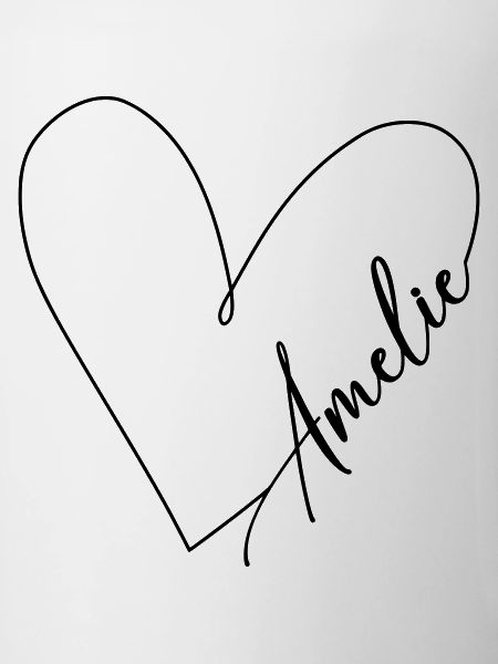 Amelie Name Heart Line