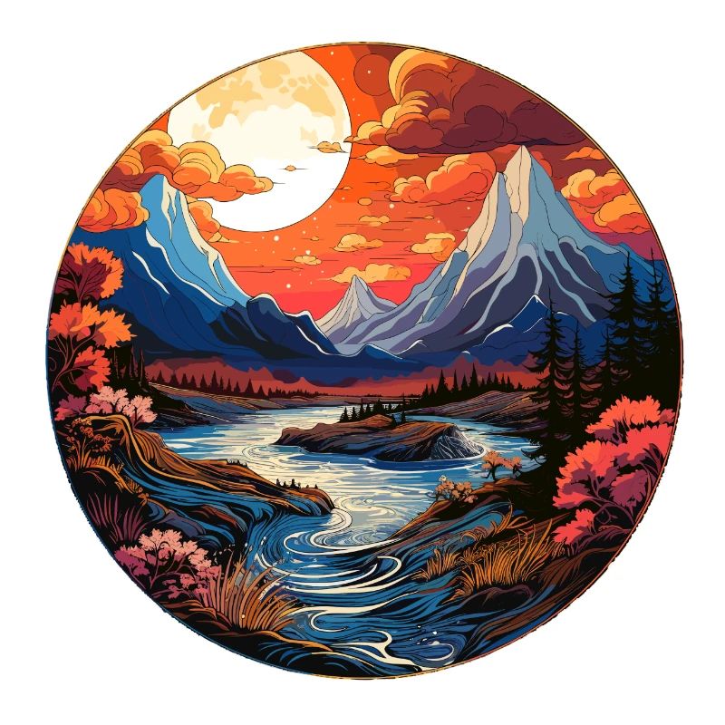 Landschaft - Illustration