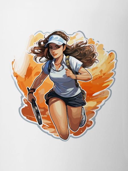 Tennis player - illustration