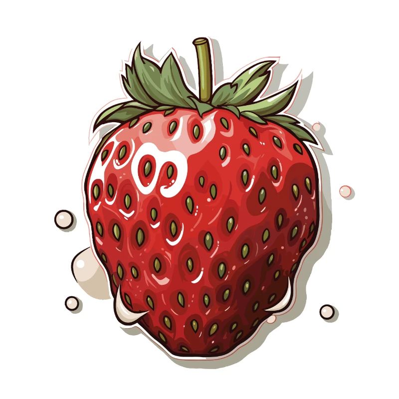 Erdbeere - Illustration