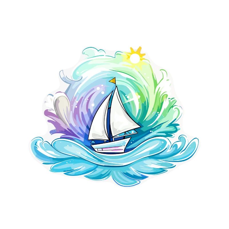 Sailboat - illustration