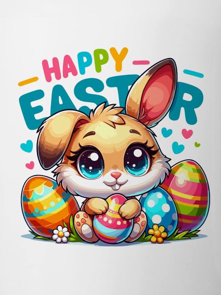 Happy Easter - Easter Bunny Illustration