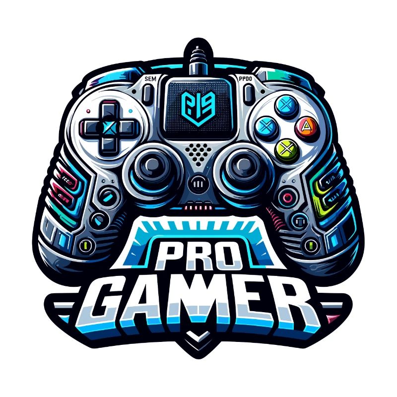 Pro Gamer - Controller Illustration
