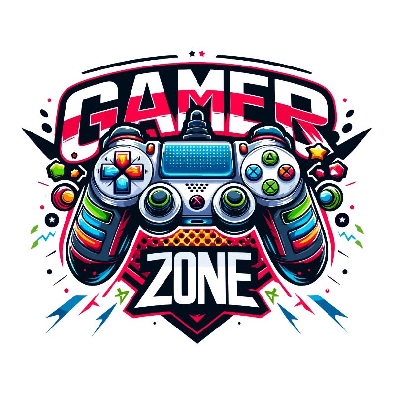Gamer Zone - Controller Illustration