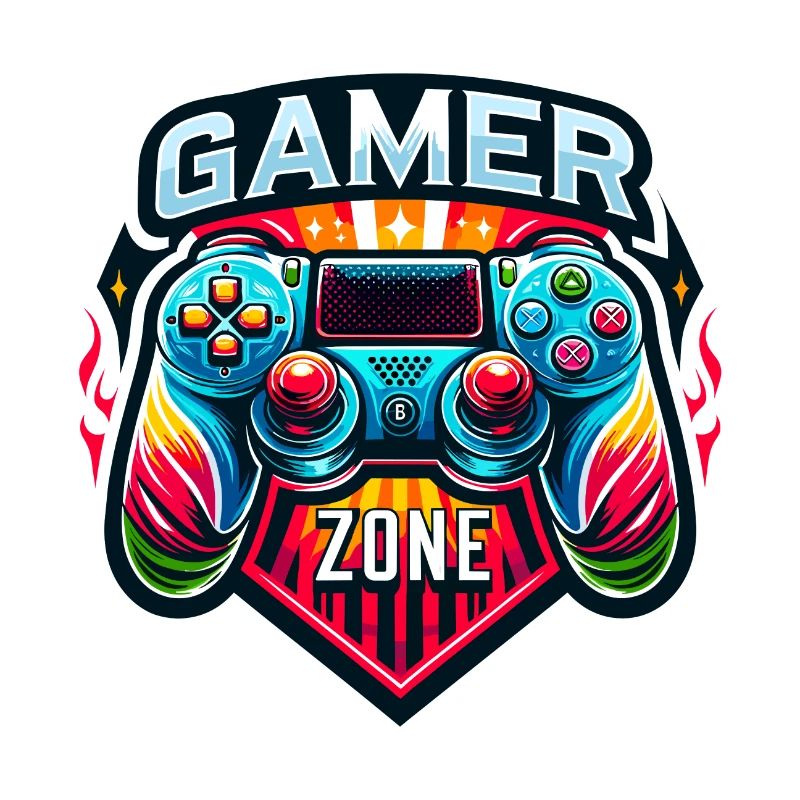 Gamer Zone - Controller Illustration