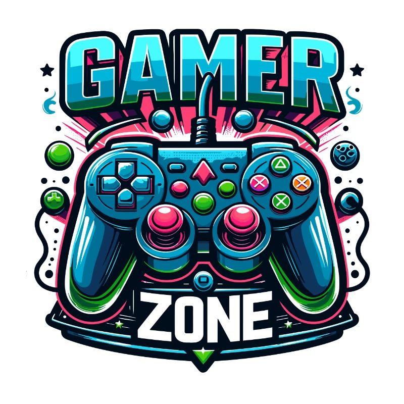 Gamer Zone - Controller Illustration